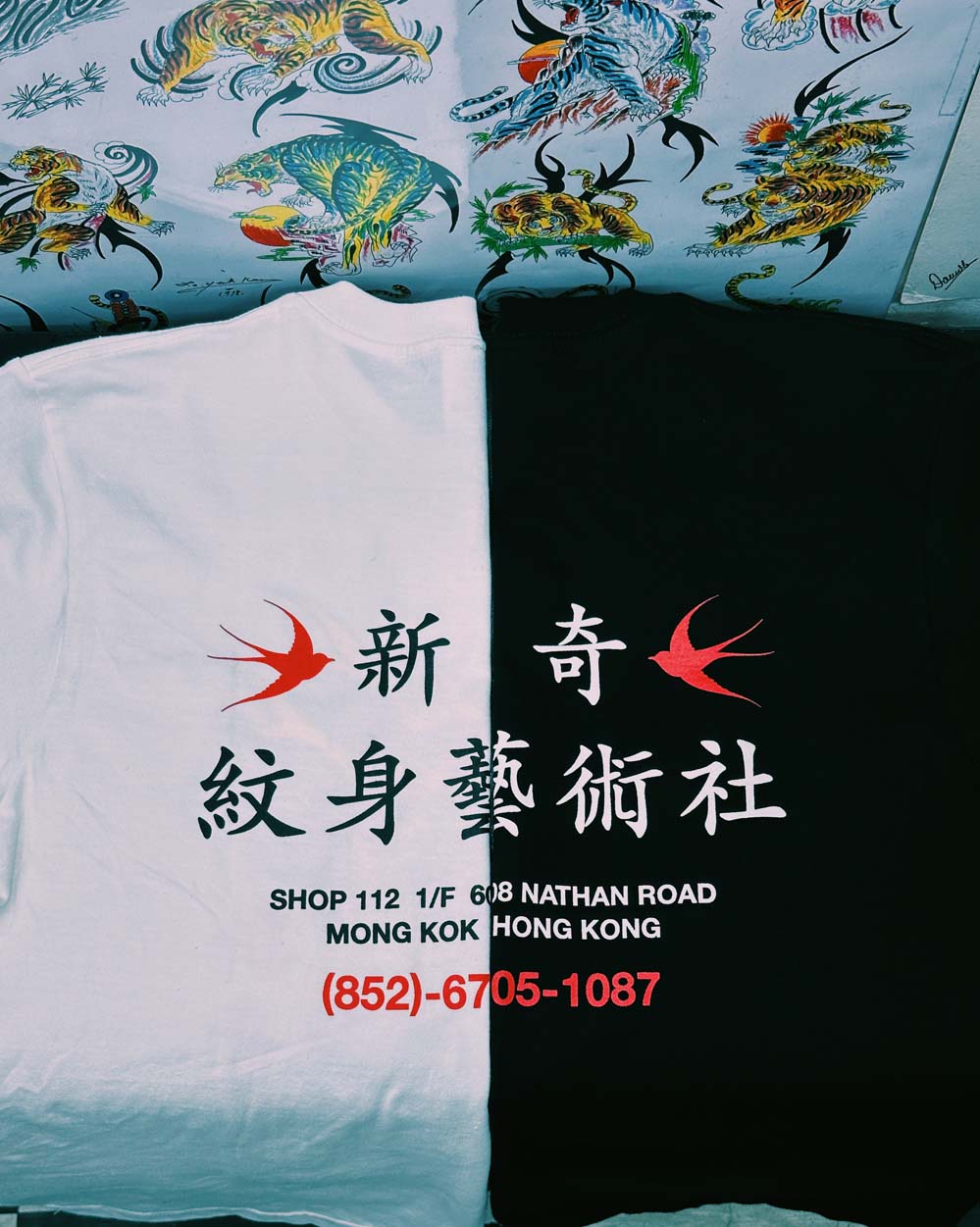 SLOTHING X 新奇紋身 Tee (Black)