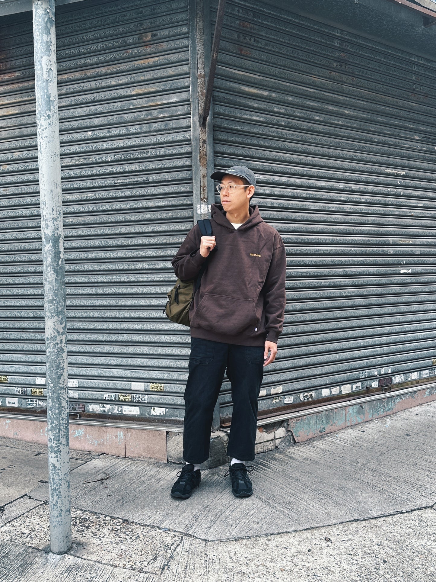 FW23 Logo Oversized Hoodie (Brown Chestnut)