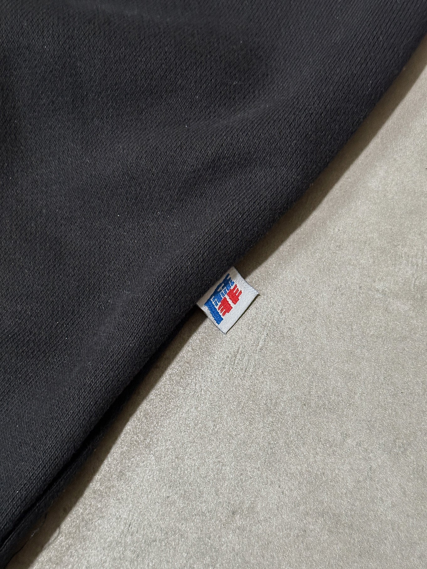 "Dot-com" Oversized Crewneck Sweater /Black