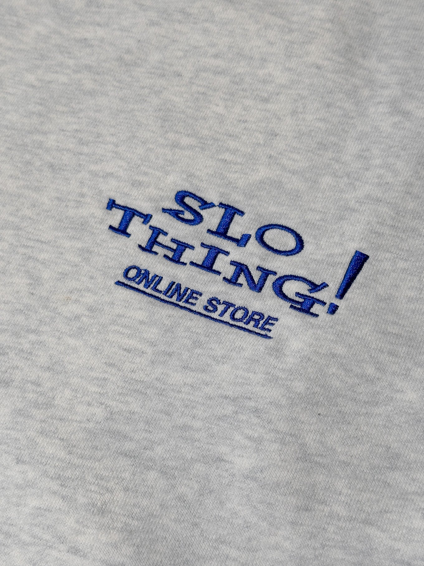 "Dot-com" Oversized Crewneck Sweater /Ash Grey