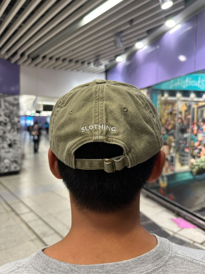 Company Vintage Baseball Cap/ Light Olive