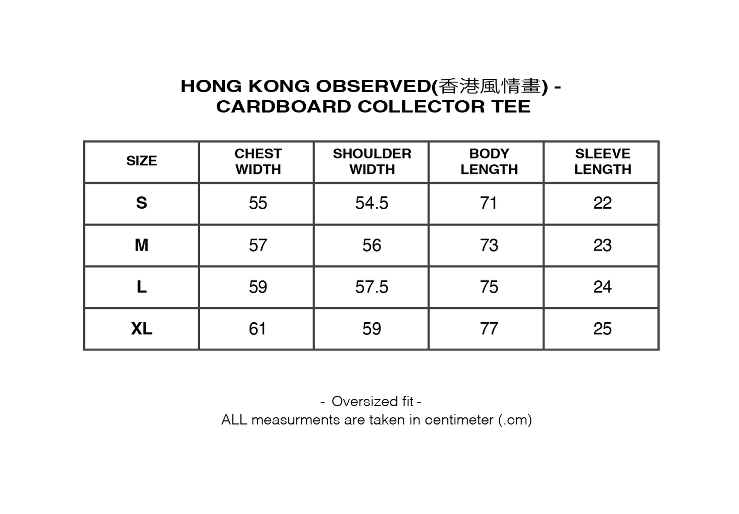 HONG KONG OBSERVED - "CARDBOARD COLLECTOR" Tee / RED