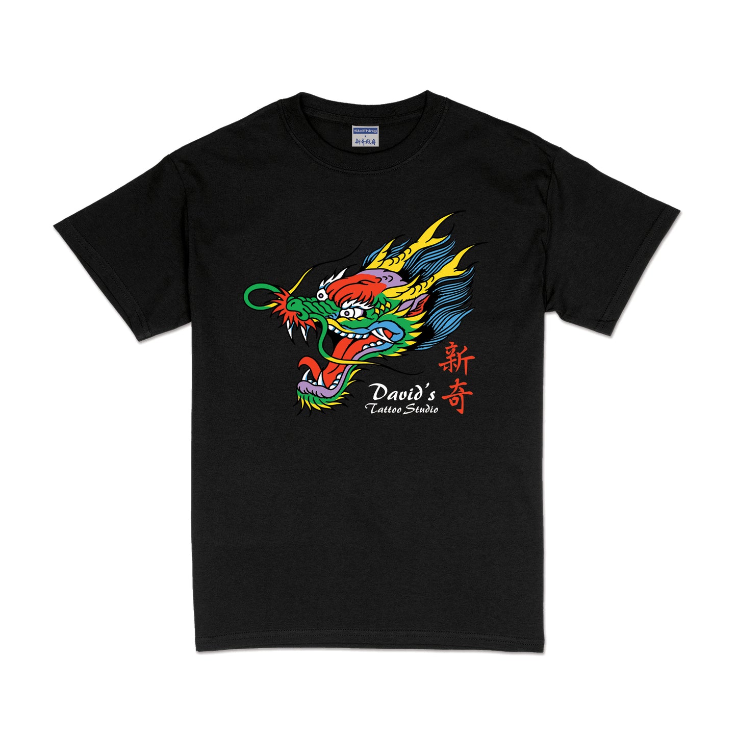 SLOTHING X 新奇紋身 Tee (Black)