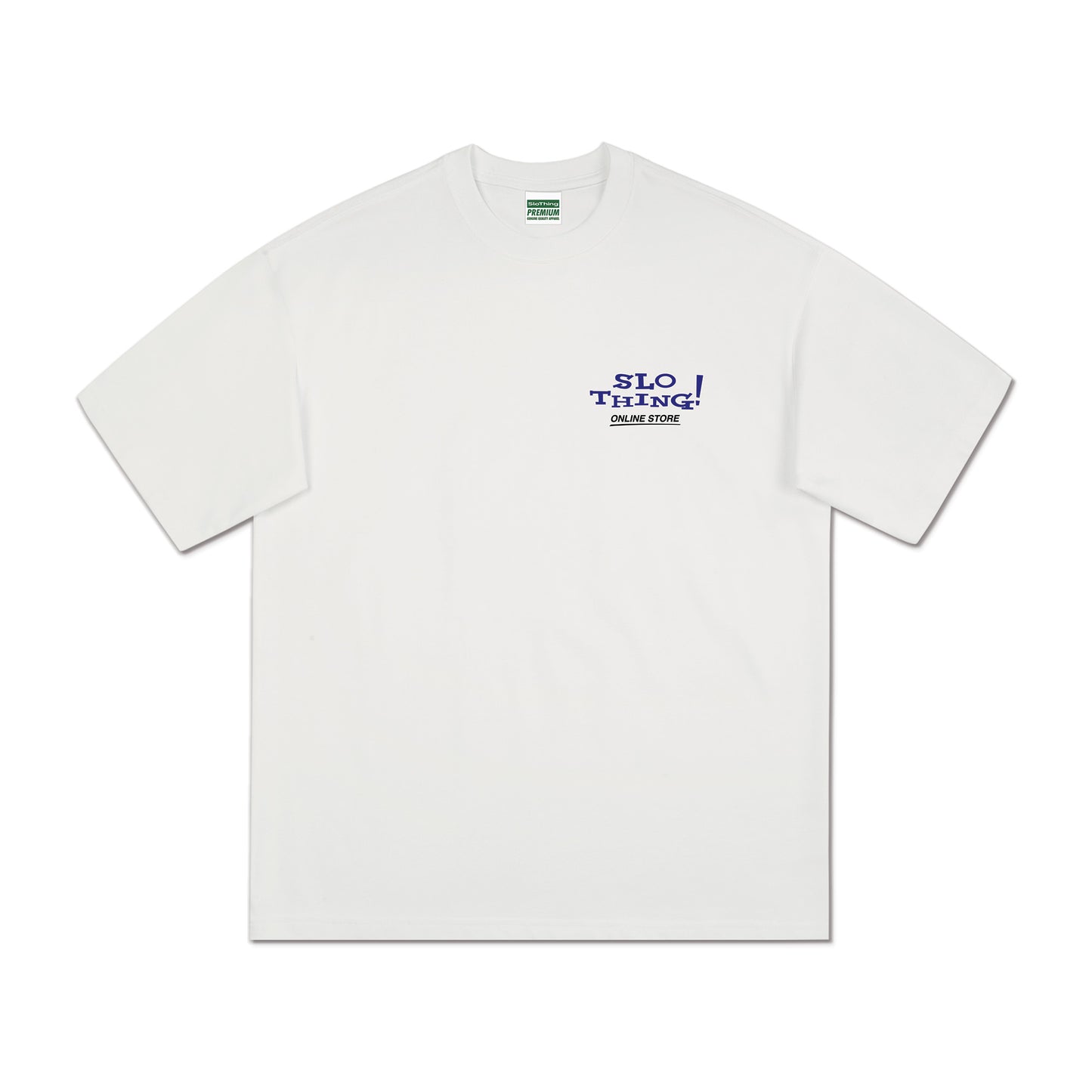 "Dot-com" Premium Tee /Off White