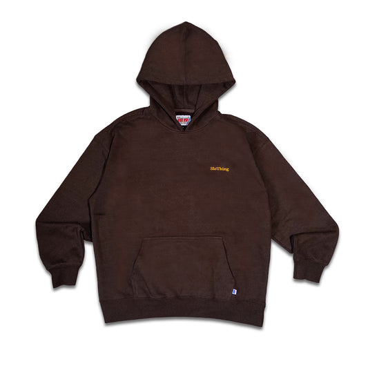 FW23 Logo Oversized Hoodie (Brown Chestnut)