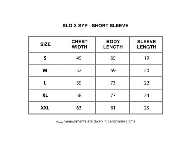 SLOTHING X SYP College Tee (White)