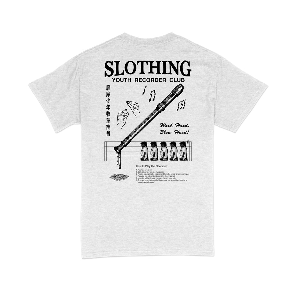 Youth Recorder Club Tee (Ash Grey)