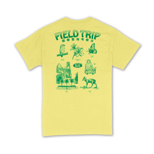 Field Trip Tee (Light Yellow)