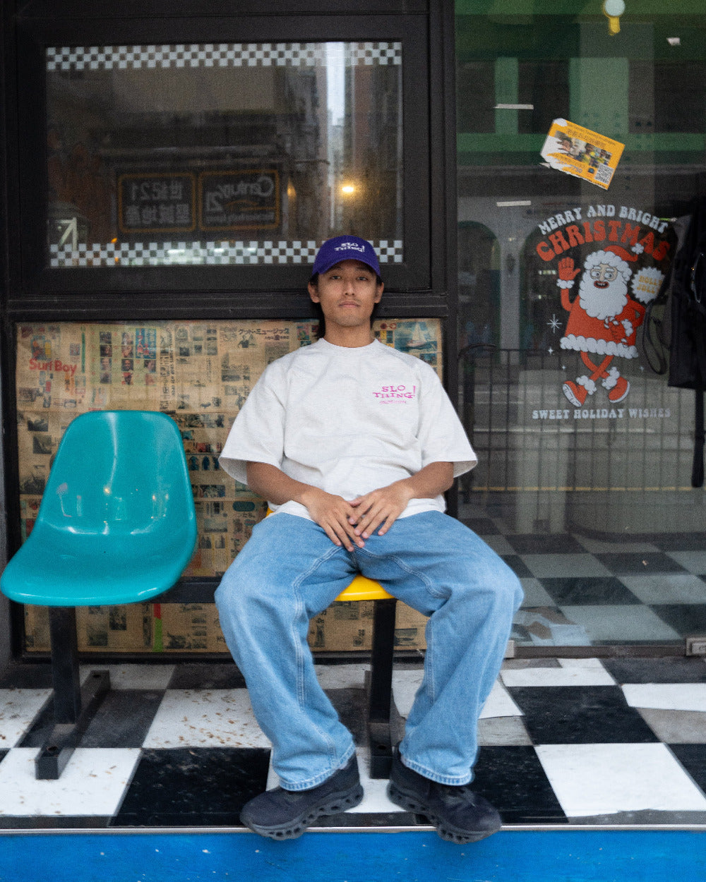 "Dot-com" Premium Tee /Ash Grey