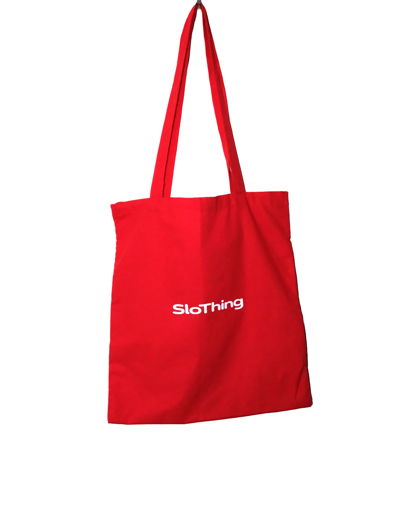 SLOTHING LOGO TOTE / RED